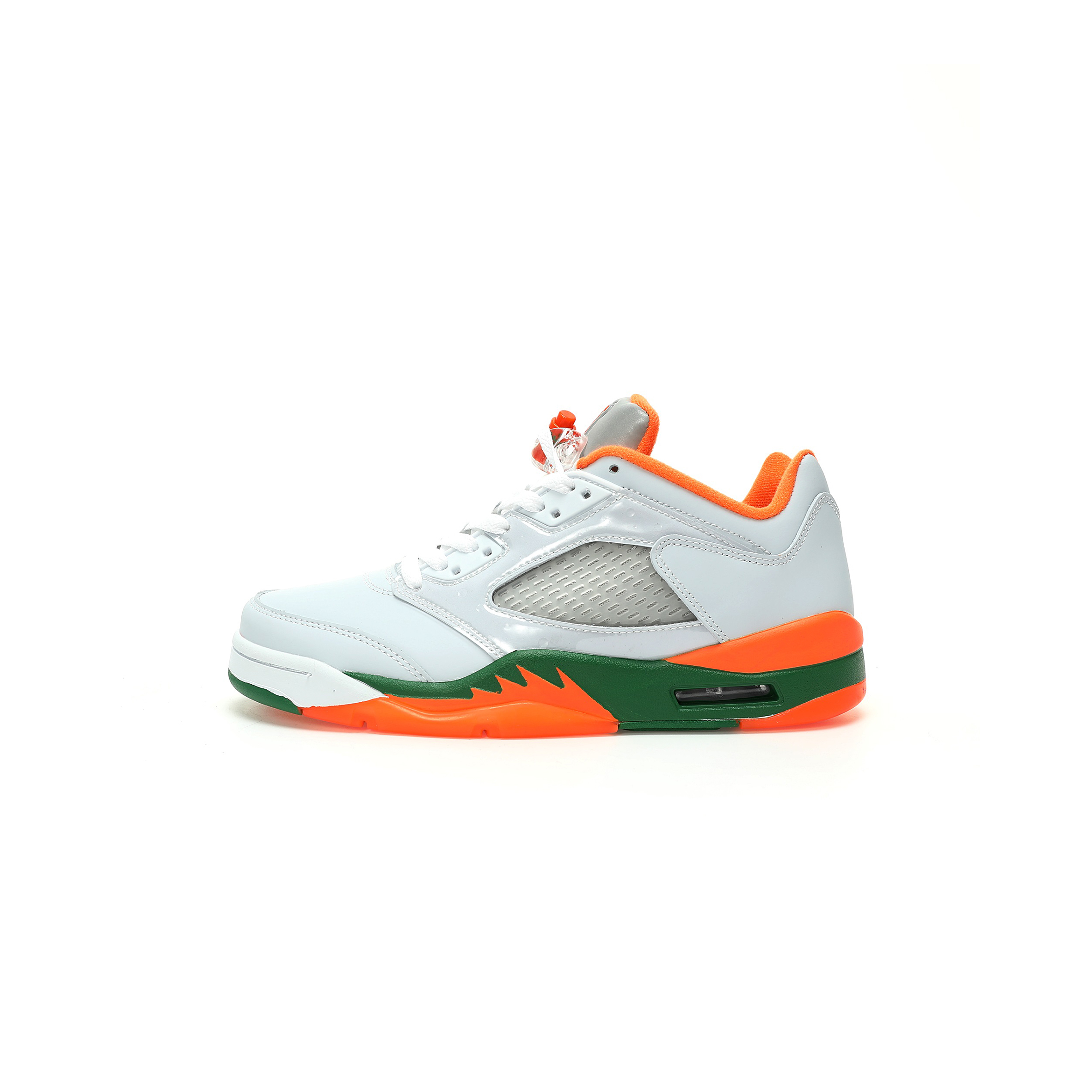 NIKE AIR JORDAN RETRO 5 LOW MIAMI HURRICANES FQ1293-018